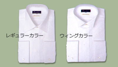 ブラックスーツのシャツ