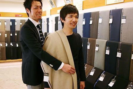 生地を選ぶ