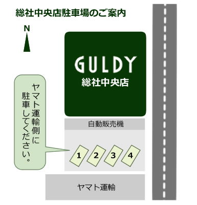 ガルディ総社中央店駐車場